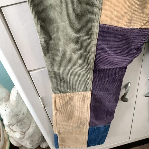Rainbow Colorful Patchwork jeans vintage sz 6 euc - Picture 11 of 12
